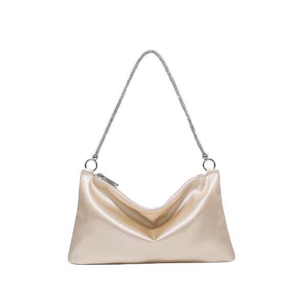 Satin Evening Handbag Wedding Prom Clutch Purse Party mal Tail :[ - Picture 1 of 5